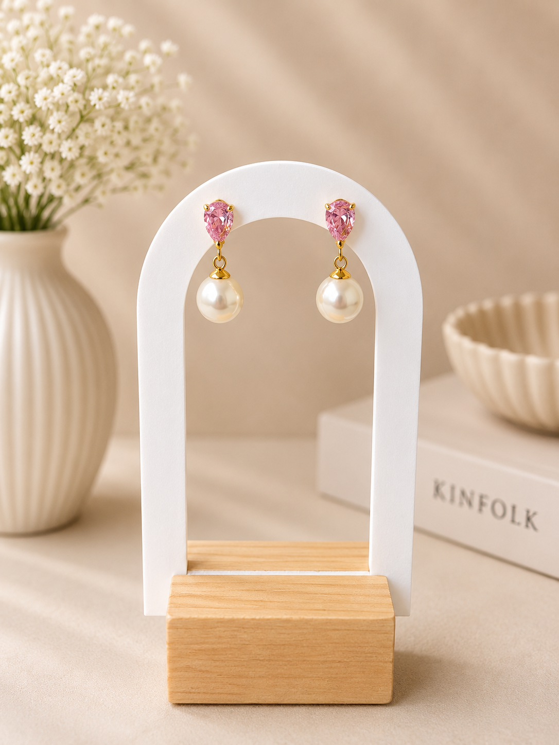 Rosé pearl drops