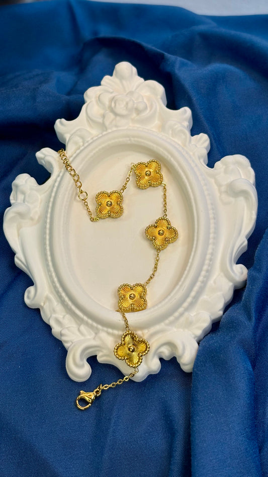 Golden Clover Bracelet
