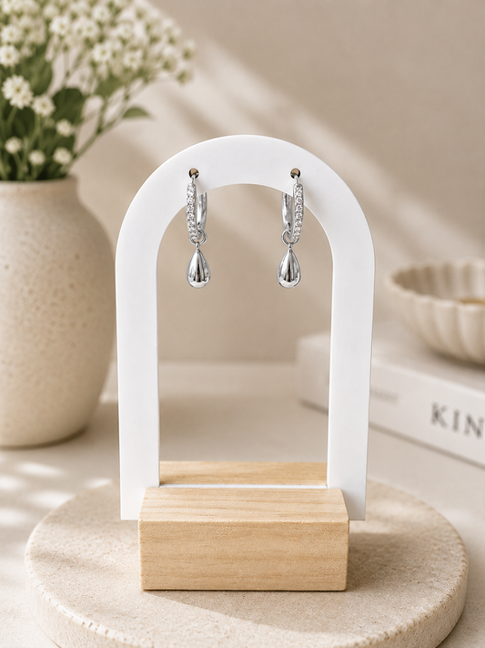 Silver dew drops