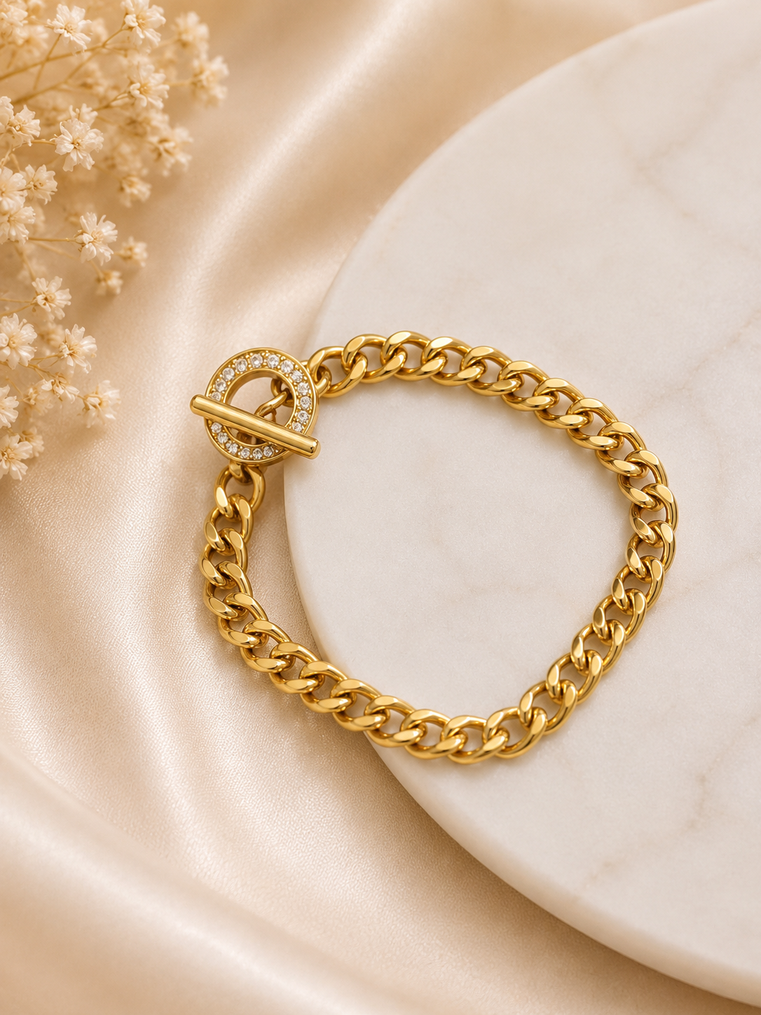Aurelle toggle bracelet