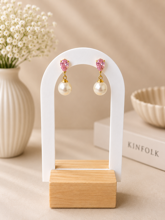 Rosé pearl drops