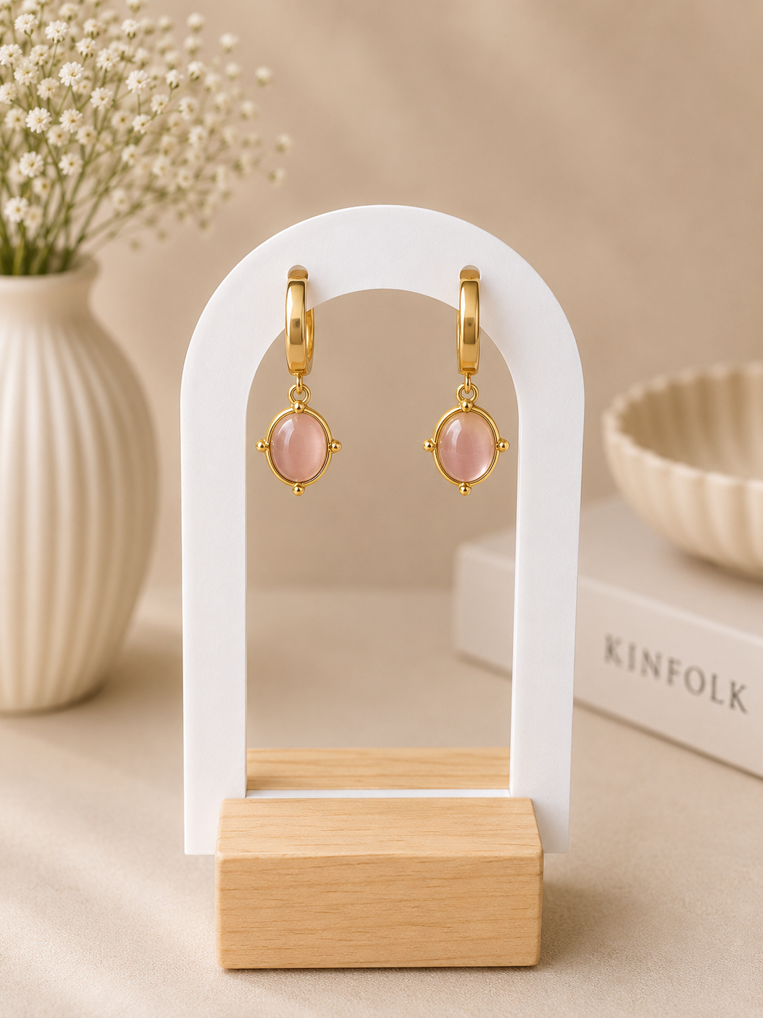 Blush Halo Hoops