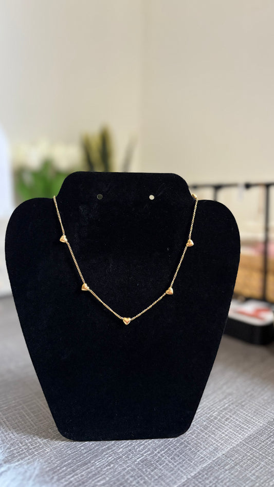 Sweetheart station necklace