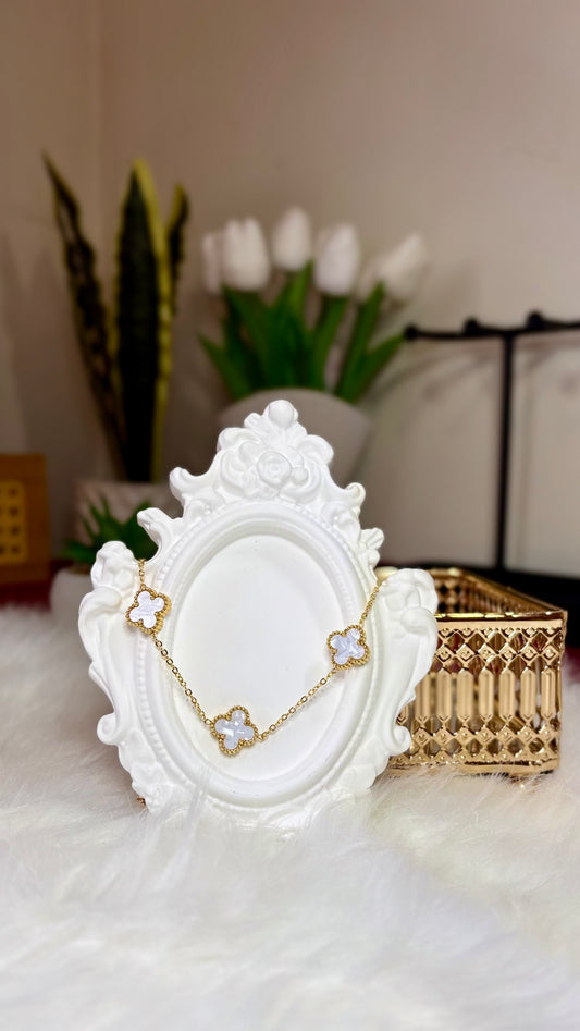 White Clover Necklace